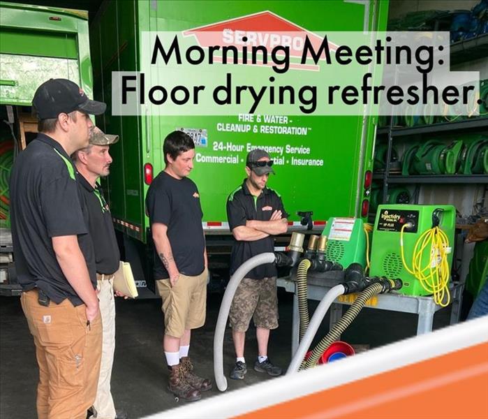 servpro employees in training class
